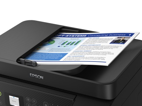 Epson EcoTank ET-4800 stampante multifunzione inkjet 4-in-1 A4, serbatoi ricaricabili alta capacità, 5 flaconi inclusi pari a 14000pag B/N 5200pag colore, Wi-FI Direct, USB