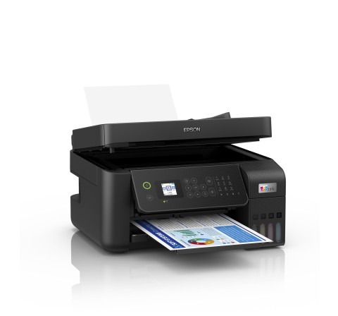 Epson EcoTank ET-4800 stampante multifunzione inkjet 4-in-1 A4, serbatoi ricaricabili alta capacità, 5 flaconi inclusi pari a 14000pag B/N 5200pag colore, Wi-FI Direct, USB