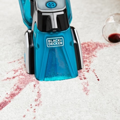 Black & Decker spillbuster aspirapolvere senza filo Nero, Blu Senza sacchetto