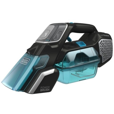 Black & Decker spillbuster aspirapolvere senza filo Nero, Blu Senza sacchetto