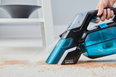 Black & Decker spillbuster aspirapolvere senza filo Nero, Blu Senza sacchetto