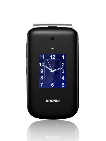 Brondi Amico Supervoice 7,11 cm (2.8") Nero Telefono per anziani