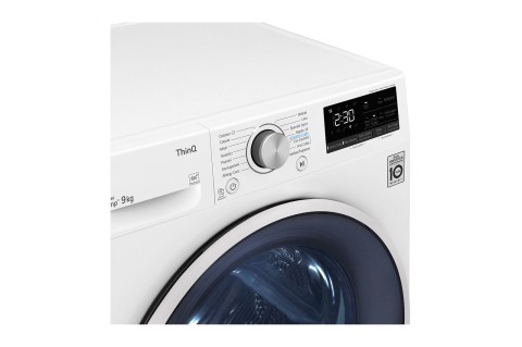 LG RH90V9AVHN asciugatrice Libera installazione Caricamento frontale 9 kg A+++ Bianco