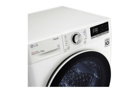 LG RH10V9AV4W asciugatrice Libera installazione Caricamento frontale 10 kg A+++ Bianco