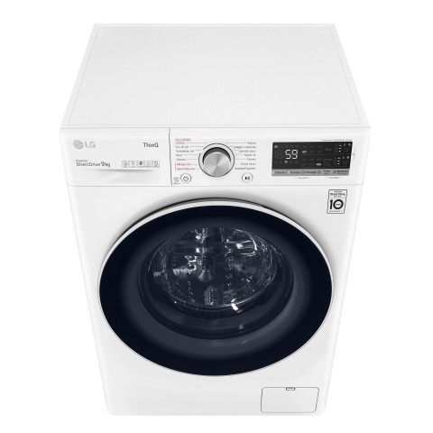 LG F4WV509S0EA Lavatrice 9kg AI DD, Classe B, 1400 giri, TurboWash, Autodosaggio