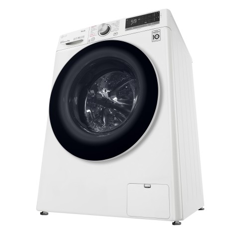 LG F4WV509S0EA Lavatrice 9kg AI DD, Classe B, 1400 giri, TurboWash, Autodosaggio