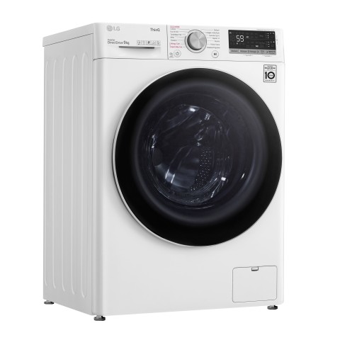 LG F4WV509S0EA Lavatrice 9kg AI DD, Classe B, 1400 giri, TurboWash, Autodosaggio