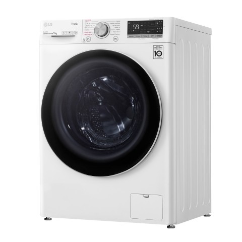 LG F4WV509S0EA Lavatrice 9kg AI DD, Classe B, 1400 giri, TurboWash, Autodosaggio