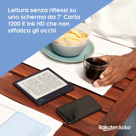 Rakuten Kobo Libra 2 lettore e-book Touch screen 32 GB Wi-Fi Bianco