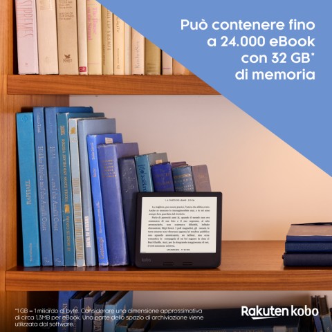 Rakuten Kobo Libra 2 lettore e-book Touch screen 32 GB Wi-Fi Bianco