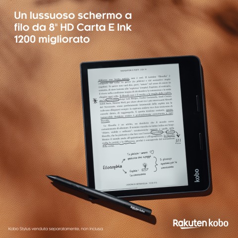 Rakuten Kobo Sage lettore e-book Touch screen 32 GB Wi-Fi Nero