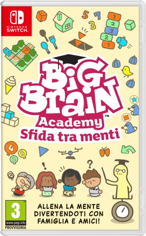 Nintendo Big Brain Academy: Sfida tra menti Standard+Componente aggiuntivo Cinese semplificato, Cinese tradizionale, Tedesca, DUT, Inglese, ESP, Francese, ITA, Giapponese, Coreano, Russo Nintendo Switch