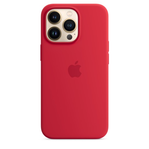 Apple Custodia MagSafe in silicone per iPhone 13 Pro - (PRODUCT)RED