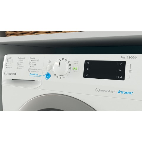 Indesit Innex Lavatrice a libera installazione BWE 91285X WS IT - BWE 91285X WS IT