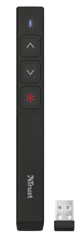 Trust SQUBE puntatore wireless RF Nero