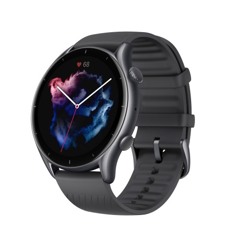 Amazfit GTR 3 Pro 3,68 cm (1.45") AMOLED 46 mm Digitale 480 x 480 Pixel Touch screen Nero Wi-Fi GPS (satellitare)