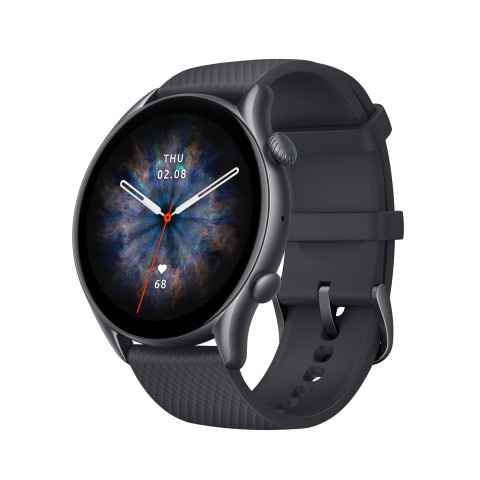 Amazfit GTR 3 Pro 3,68 cm (1.45") AMOLED 46 mm Digitale 480 x 480 Pixel Touch screen Nero Wi-Fi GPS (satellitare)