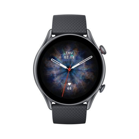 Amazfit GTR 3 Pro 3,68 cm (1.45") AMOLED 46 mm Digitale 480 x 480 Pixel Touch screen Nero Wi-Fi GPS (satellitare)