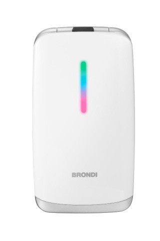 Brondi Contender 7,62 cm (3") Bianco Telefono per anziani