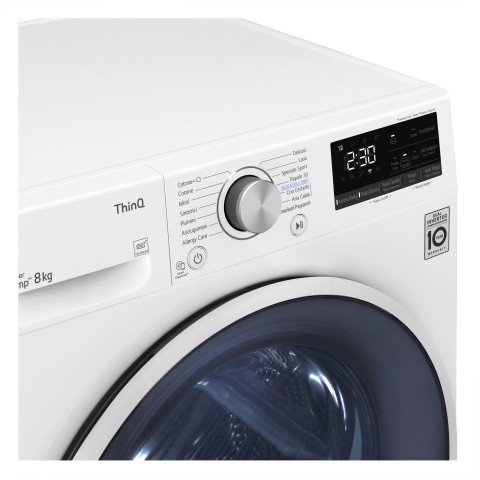 LG RH80V9AVHN Asciugatrice 8 kg Libera installazione Carica frontale A+++