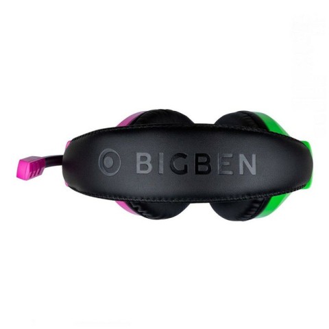 Bigben Interactive Wired Stereo Gaming Headset V1 Auricolare Cablato A Padiglione Giocare Nero, Verde, Rosa