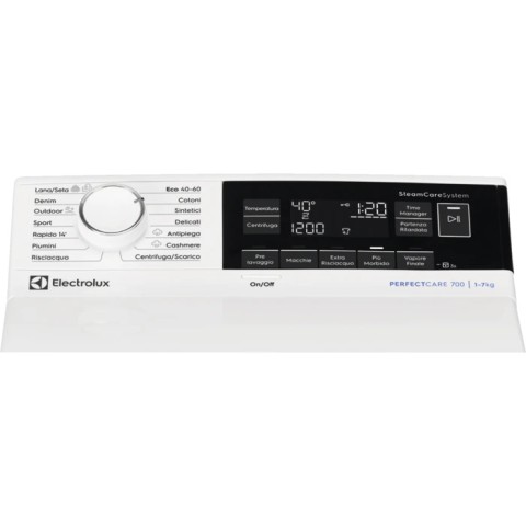 Electrolux EW7T373S lavatrice Carica dall'alto 7 kg 1300 Giri/min C Bianco