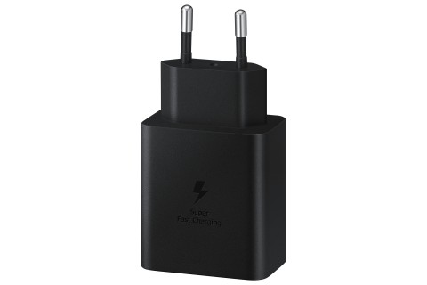 Samsung Caricabatterie Super Fast Charging 45W EP-T4510, Porta USB-C (con Cavo), Nero