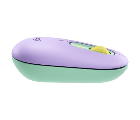 Logitech POP Mouse Wireless con Emoji personalizzabili, Tecnologia SilentTouch, Precisione e Velocità, Design Compatto, Bluetooth, USB, Multidispositivo, Compatibile OS - Daydream