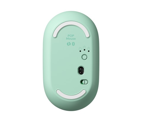 Logitech POP Mouse Wireless con Emoji personalizzabili, Tecnologia SilentTouch, Precisione e Velocità, Design Compatto, Bluetooth, USB, Multidispositivo, Compatibile OS - Daydream