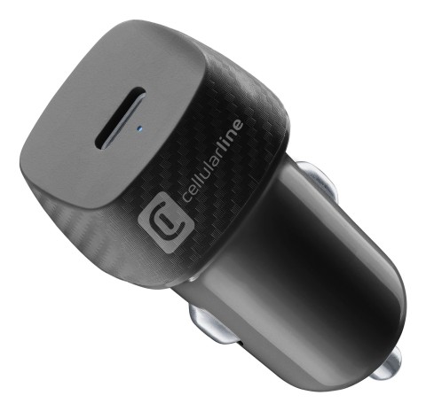 Cellularline USB-C Car Power 20W Caricabatteria da auto USB-C 20W