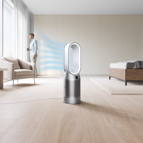 Dyson Purifier Hot+Cool AutoReact 62 dB 40 W Nichel, Bianco