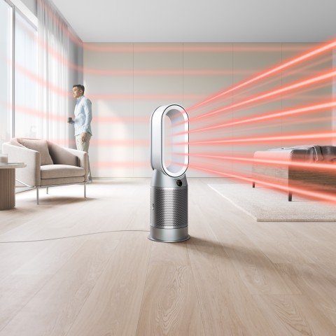 Dyson Purifier Hot+Cool AutoReact 62 dB 40 W Nichel, Bianco