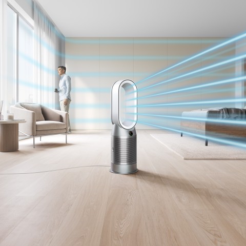 Dyson Purifier Hot+Cool AutoReact 62 dB 40 W Nichel, Bianco