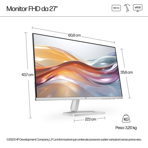 HP Monitor Serie 5 27" FHD – 527sf