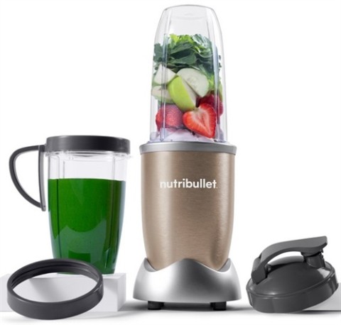 NutriBullet NB907CP frullatore 0,946 L Frullatore per cottura 900 W Nero, Oro