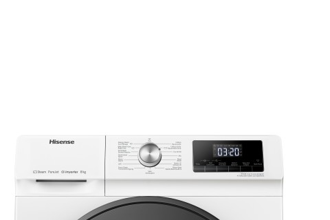 Hisense WFQA8014EVJM lavatrice Caricamento frontale 8 kg 1400 Giri/min Bianco