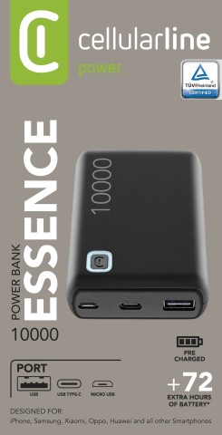 Cellularline Power Bank ESSENCE 10000