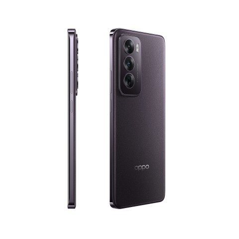 OPPO Reno12 5G AI Smartphone, Tripla fotocamera 50+8+2MP, Selfie 32MP, Display 6.7” 120HZ AMOLED FHD+, 5000mAh, RAM 24 GB (12+12) + ROM 256GB, [Versione Italia], Black Brown