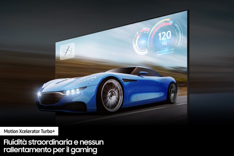 Samsung Series 7 TV QLED 4K 85” QE85Q70B Smart TV Wi-Fi Titan Gray 2022, Processore Quantum 4K, Retroilluminazione LED, Gaming mode, Suono dinamico