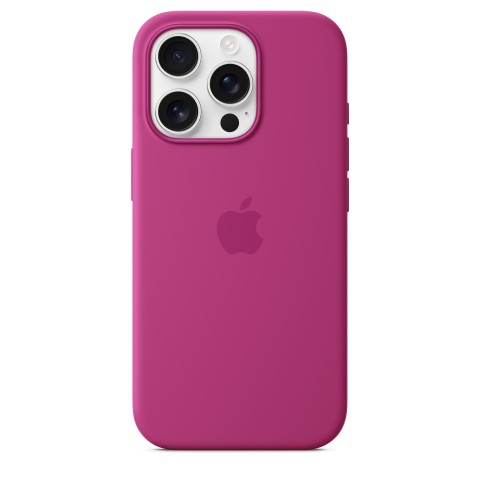 Apple Custodia MagSafe in silicone per iPhone 16 Pro - Fucsia