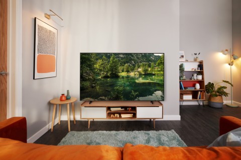 Samsung Series 8 TV Crystal UHD 4K 50” UE50BU8070 Smart TV Wi-Fi Black 2022, Processore Crystal 4K, HDR, Colori reali, Suono ottimizzato