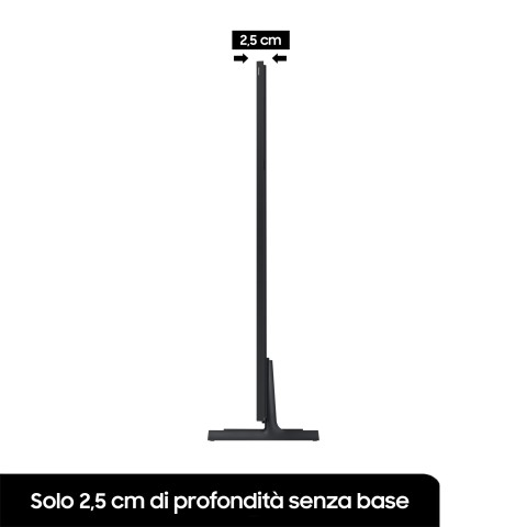 Samsung The Frame TV 4K 55” 55LS03B Smart TV Wi-Fi Black 2022, Processore 4K, Cornice personalizzabile, Display anti-riflesso, Suono dinamico