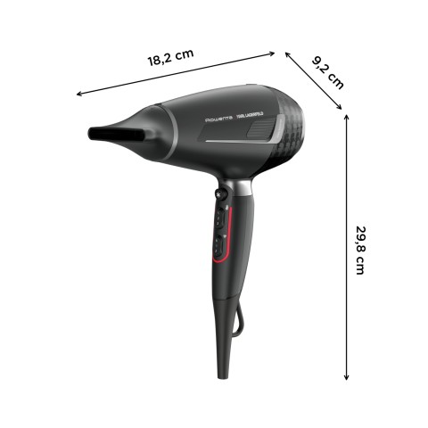 Rowenta K/Pro Stylist CV887L asciuga capelli 2200 W Nero