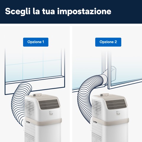 De’Longhi PAC ES72 Classic condizionatore portatile 65 dB 808 W Bianco