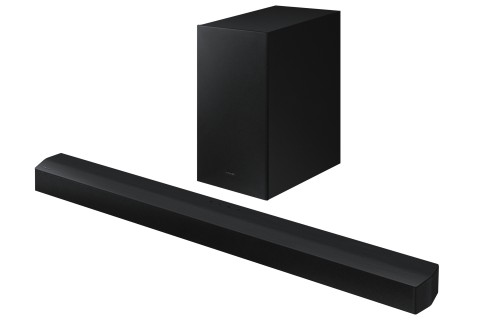 Samsung Soundbar HW-B450/ZF con subwoofer 2.1 canali 300W 2022, bassi profondi, effetto surround, suone ottimizzato, unico telecomando