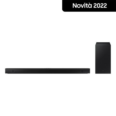 Samsung Soundbar HW-B650/ZF con subwoofer 3.1 canali 430W 2022, audio 3D, suono bilanciato, uniforme e ottimizzato, bassi profondi