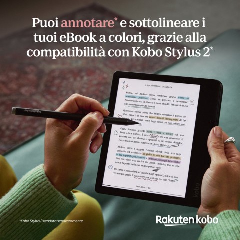 Rakuten Kobo Libra Colour lettore e-book Touch screen 32 GB Wi-Fi Bianco