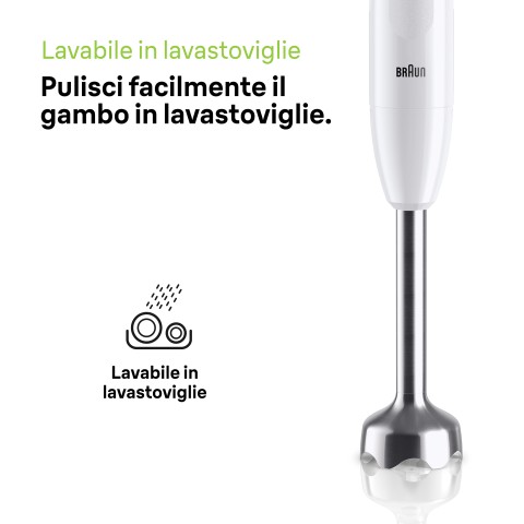 Braun MultiQuick 1 MQ10.201M Minipimer Frullatore ad immersione White