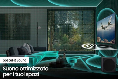 Samsung Soundbar HW-Q930B/ZF con subwoofer e speaker 9.1.4 canali 540W 2022, audio 3D wireless ottimizzato, effetto cinema surround