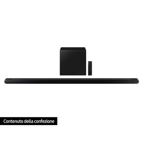 Samsung Soundbar HW-S800B/ZF con subwoofer 3.1.2 canali 330W 2022, audio 3D, effetto cinema surround, gaming mode, design ultra sottile